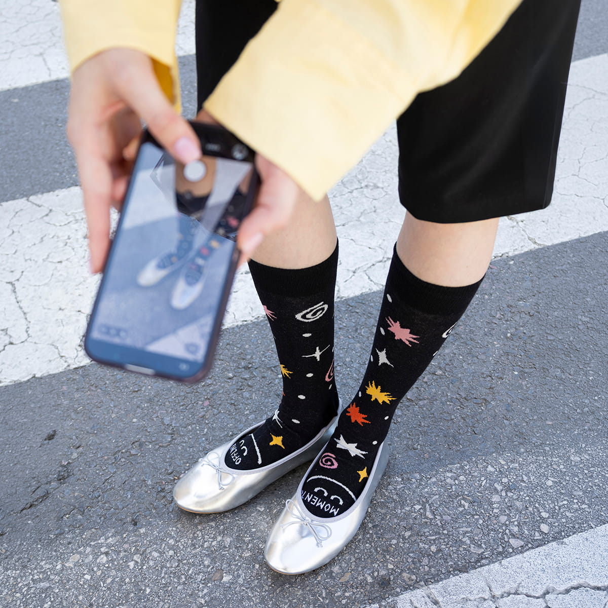 Calcetines "Mi momento offline"