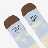 Calcetines "Ante la duda, viaja"