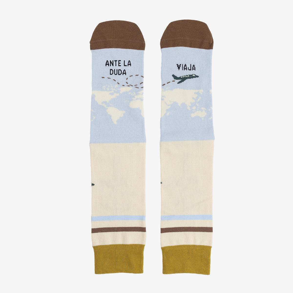 Calcetines "Ante la duda, viaja"