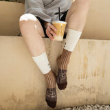 Kit Taza + Calcetines "Café, luego existo"