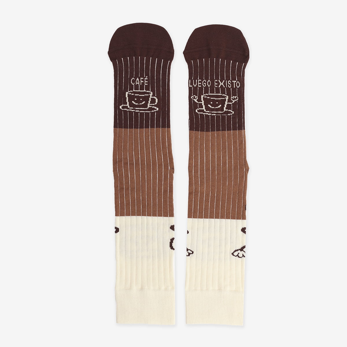 Kit Taza + Calcetines "Café, luego existo"