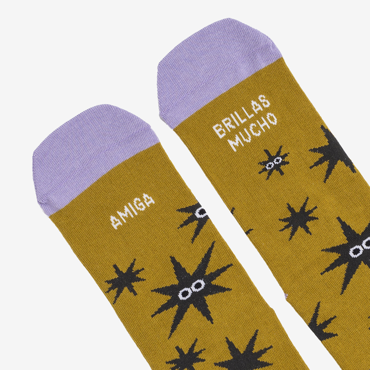 Calcetines "Amiga, brillas mucho"