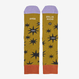 Calcetines "Amiga, brillas mucho"