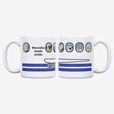 Kit Taza + Calcetines "Necesito modo avión"