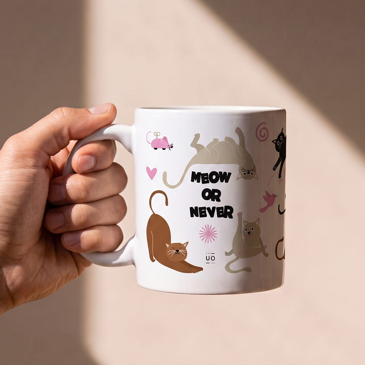 Taza "Meow or never"