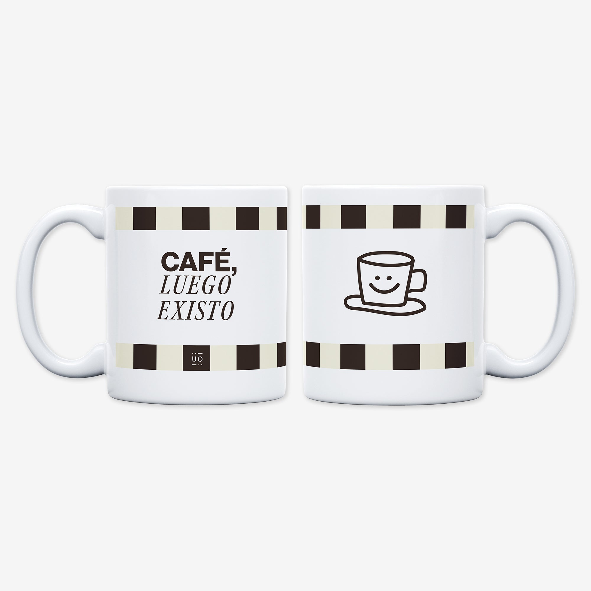 Taza "Café, luego existo"