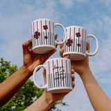 Taza "Amiga, qué suerte la mía contigo"