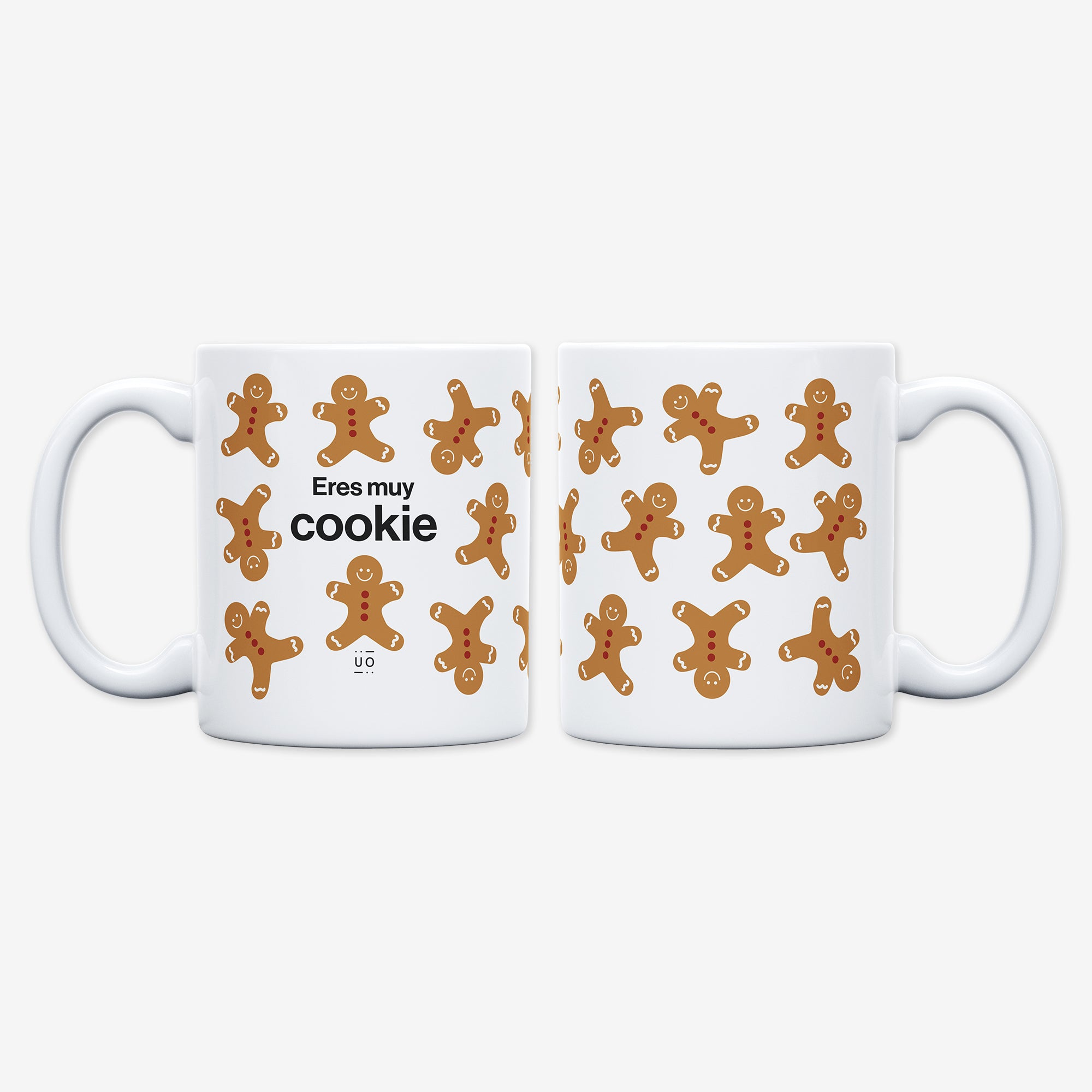Kit Taza + Calcetines "Eres muy cookie" jengibre