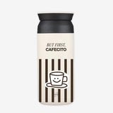 Termo "But first cafecito" acero inoxidable 350 ml