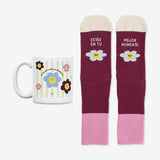 Kit Taza + Calcetines "Estás en tu mejor momento"