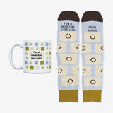 Kit Taza + Calcetines "Por si necesitas leer esto: vales mucho"