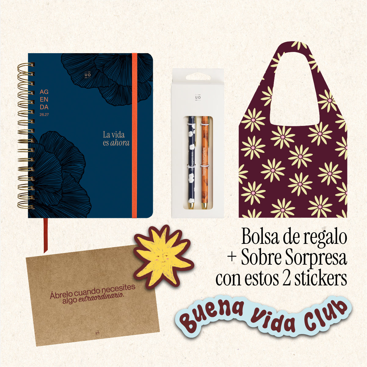 Pack Exclusivo Preventa Agenda Escolar "Kyoto" Semana Vista 2026-27