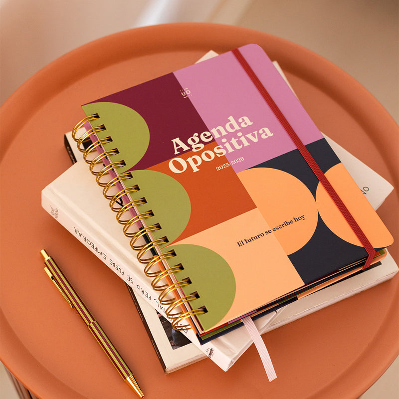 Agenda Anual 2026 "Opositiva" Semana Vista