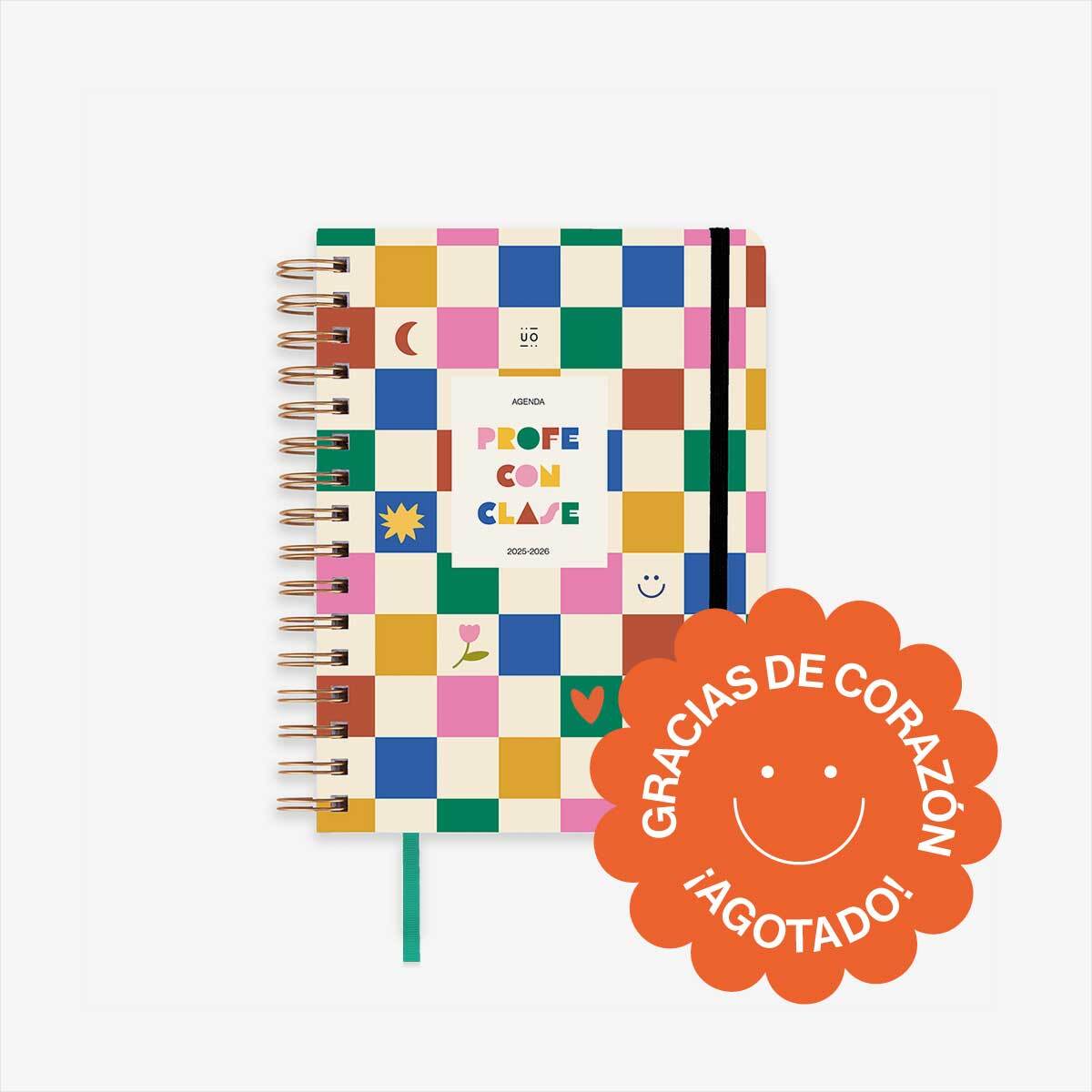 Agenda Escolar "Profe" Día página 2025-26