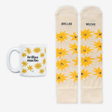 Kit Taza + Calcetines "Brillas mucho"