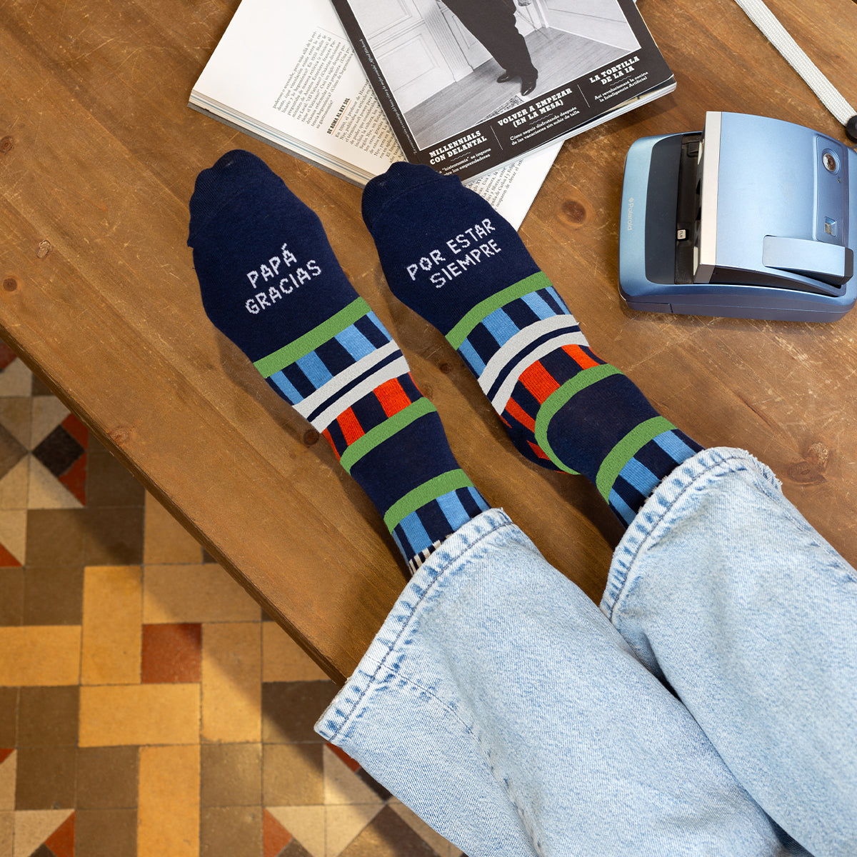 Kit Taza + Calcetines "Papá, gracias por estar siempre"