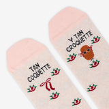 Kit Taza + Calcetines "Tan coquette y tan croquette"