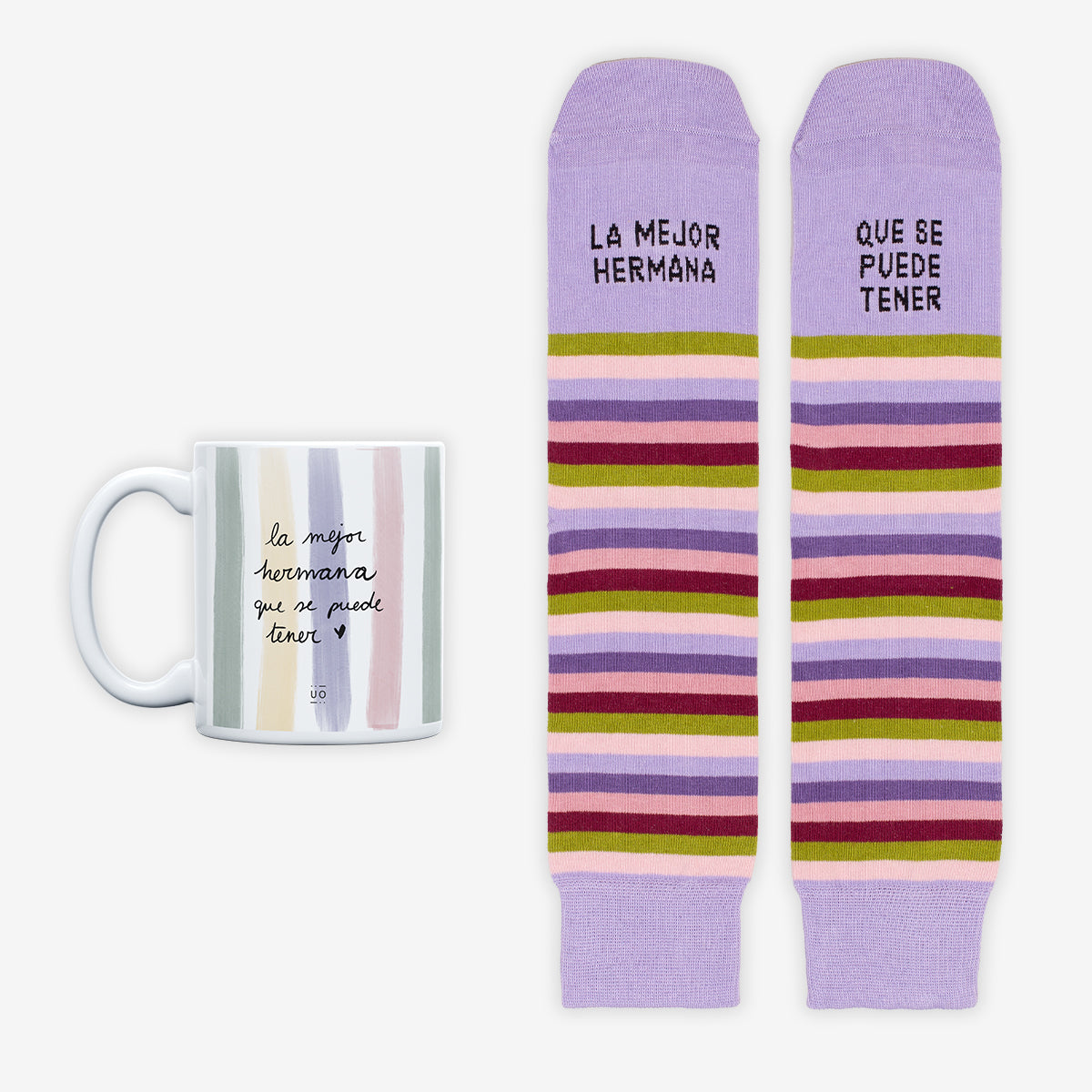 Kit Taza + Calcetines "La mejor hermana que se puede tener