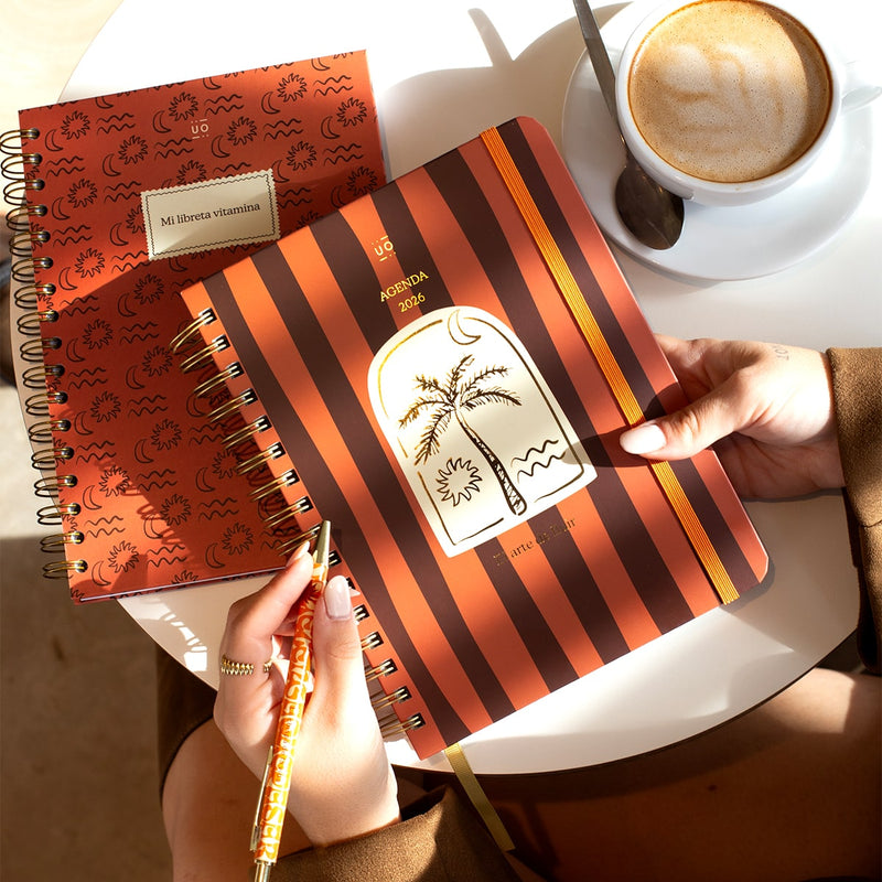 Agenda Anual 2026 "Palm" Día Página