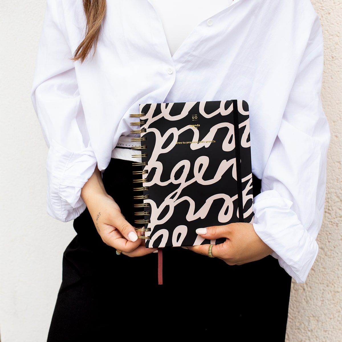 Pack Exclusivo Agenda Anual "Noire" Semana vista 2026