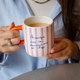 Taza TOP "Amiga eres la familia que se elige"