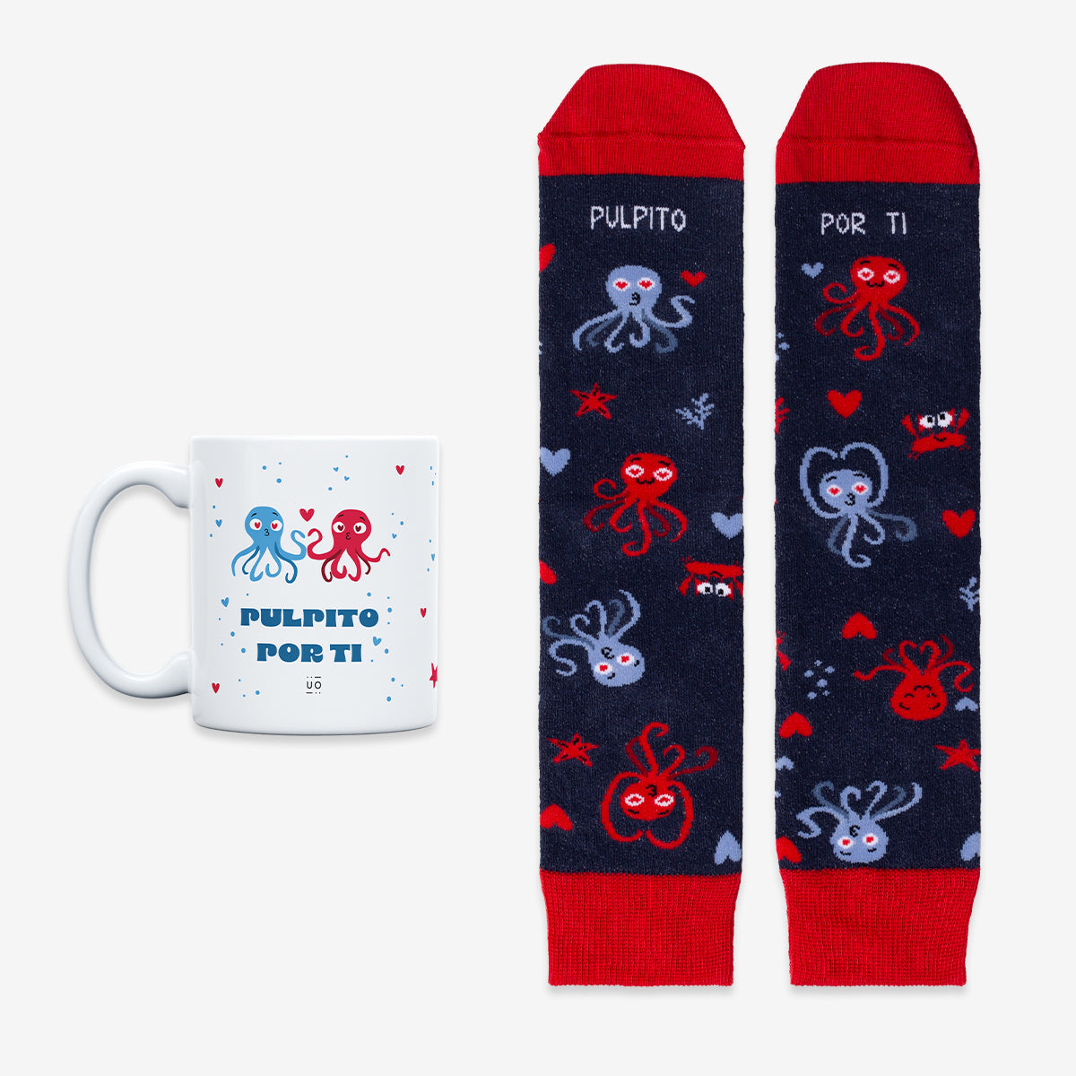 Kit Taza + Calcetines "Pulpito por ti"