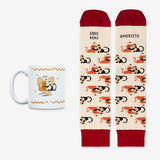 Kit Taza + Calcetines "Eres miau-morcito"