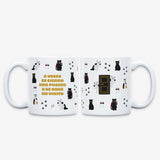 Kit Taza + Calcetines "A veces se cierra una puerta y se abre un vinito"