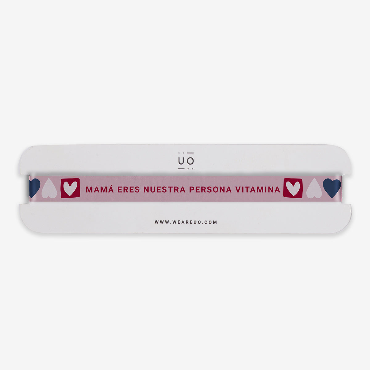 Pulsera de tela "Mamá eres nuestra persona vitamina"