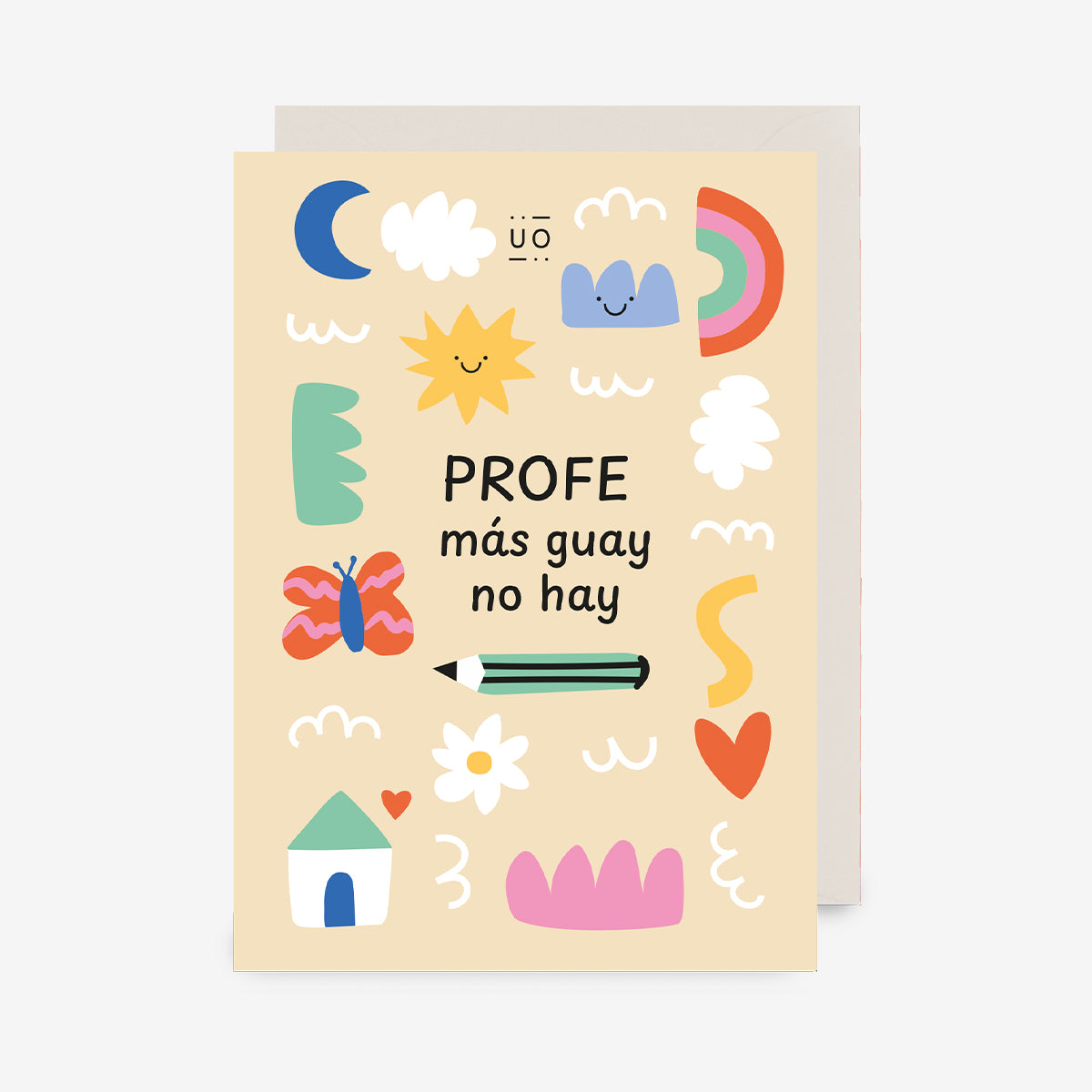 Postal "Profe más guay no hay"