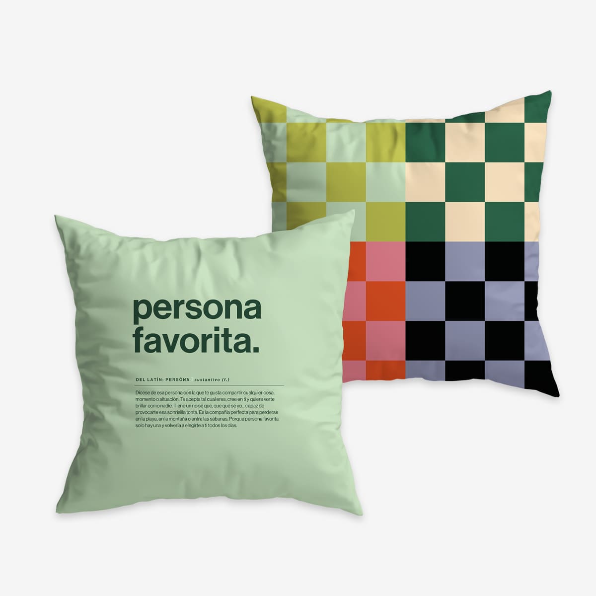 Funda de cojín "Persona favorita" Definición