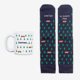 Kit Taza + Calcetines  "Contigo al quinto pino"