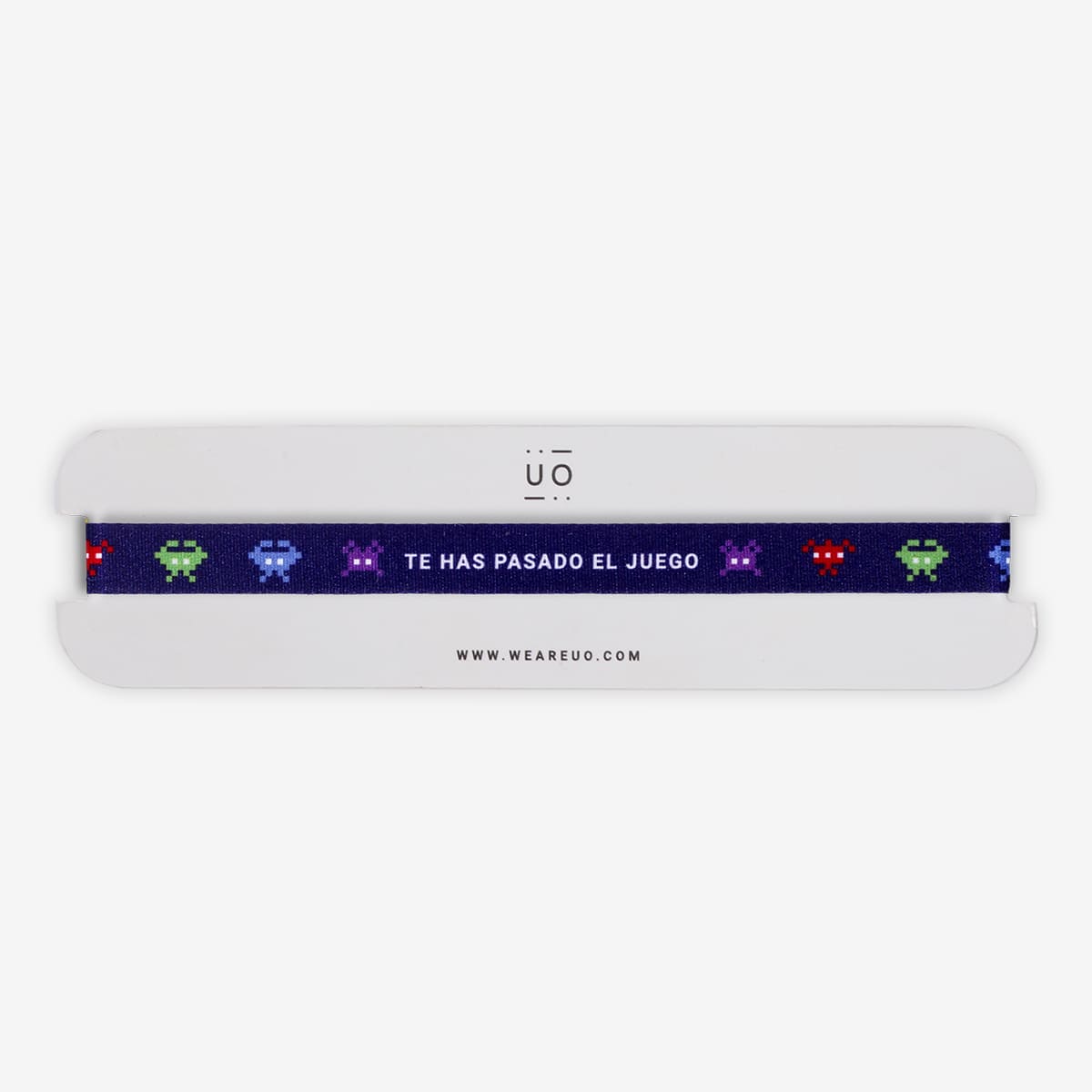 Pulsera Tela “Te has pasado el juego”