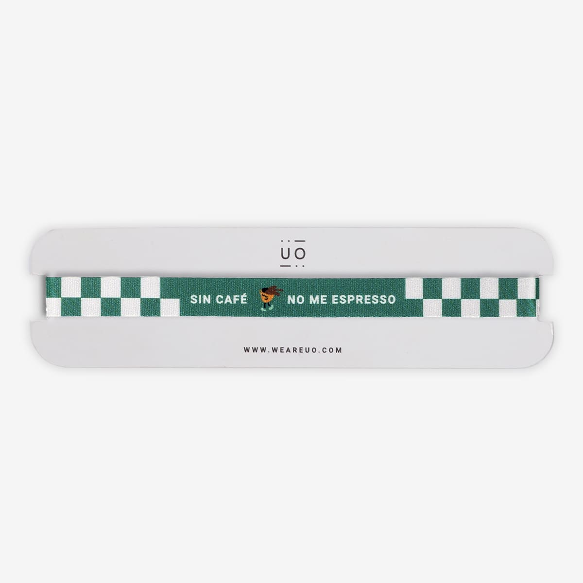 Pulsera Tela “Sin café no me expresso”