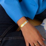 Pulsera de tela "Profe, siempre inspiras"
