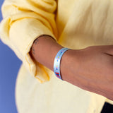 Pulsera de tela "Profe más guay no hay"