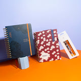 Pack  "Kyoto" de Agenda Anual Día Página 2027 + Papelería