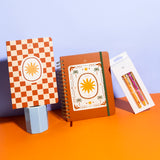 Pack  "Sunset" de Agenda Anual Día Página 2027 + Papelería