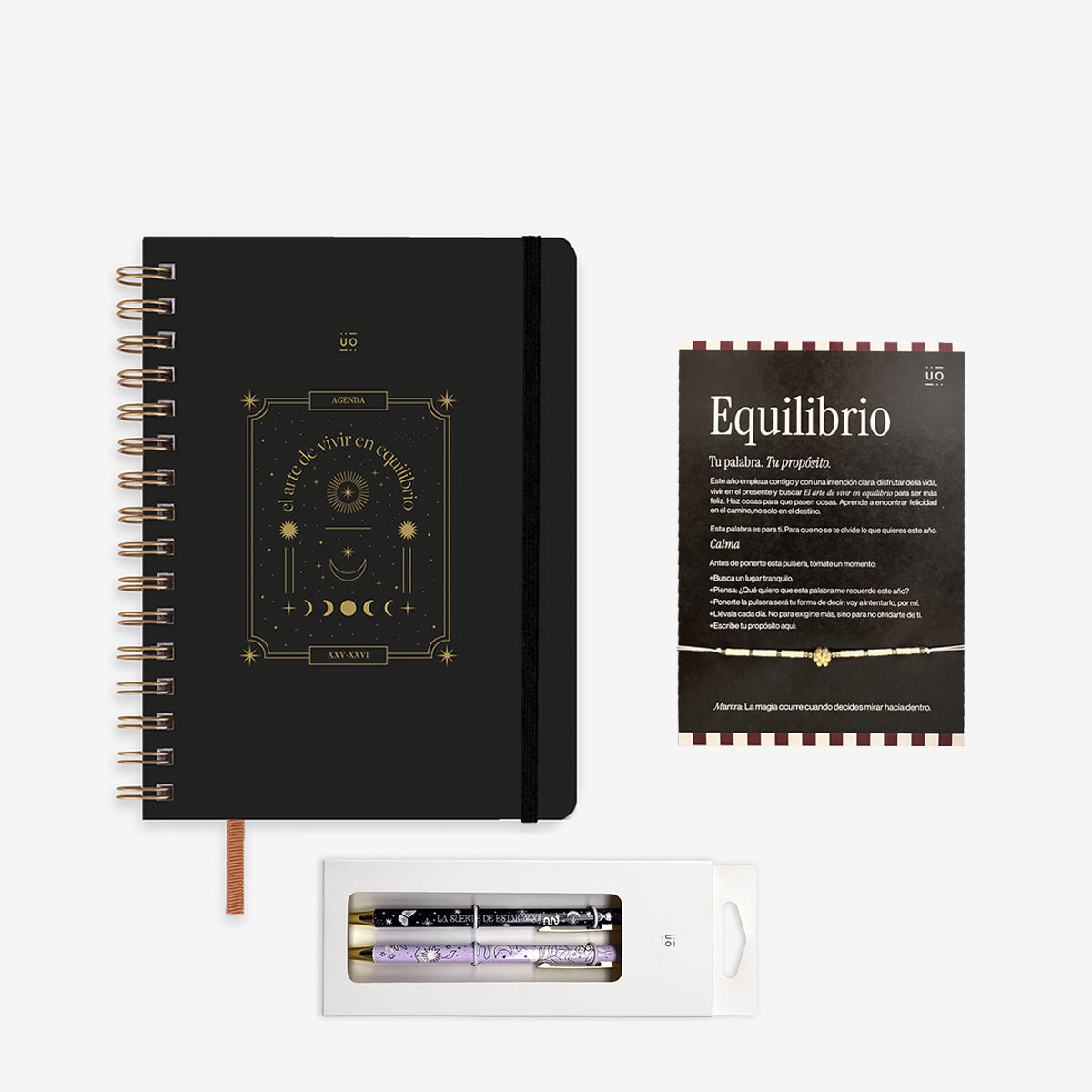 Pack Agenda Escolar "Equilibrio" Semana vista 2025-26