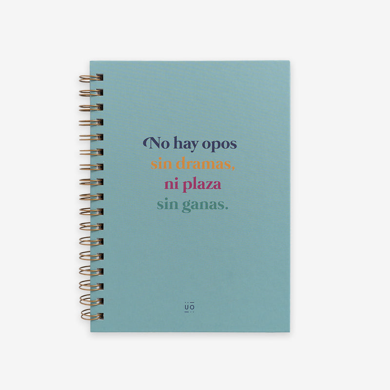 Libreta "No hay opos sin drama"