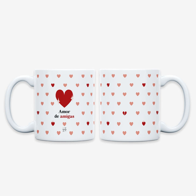 Taza  "Amor de Amigas"