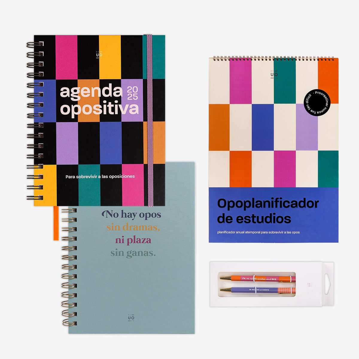 Pack Agenda Anual 2025 "Opositiva" Semana vista