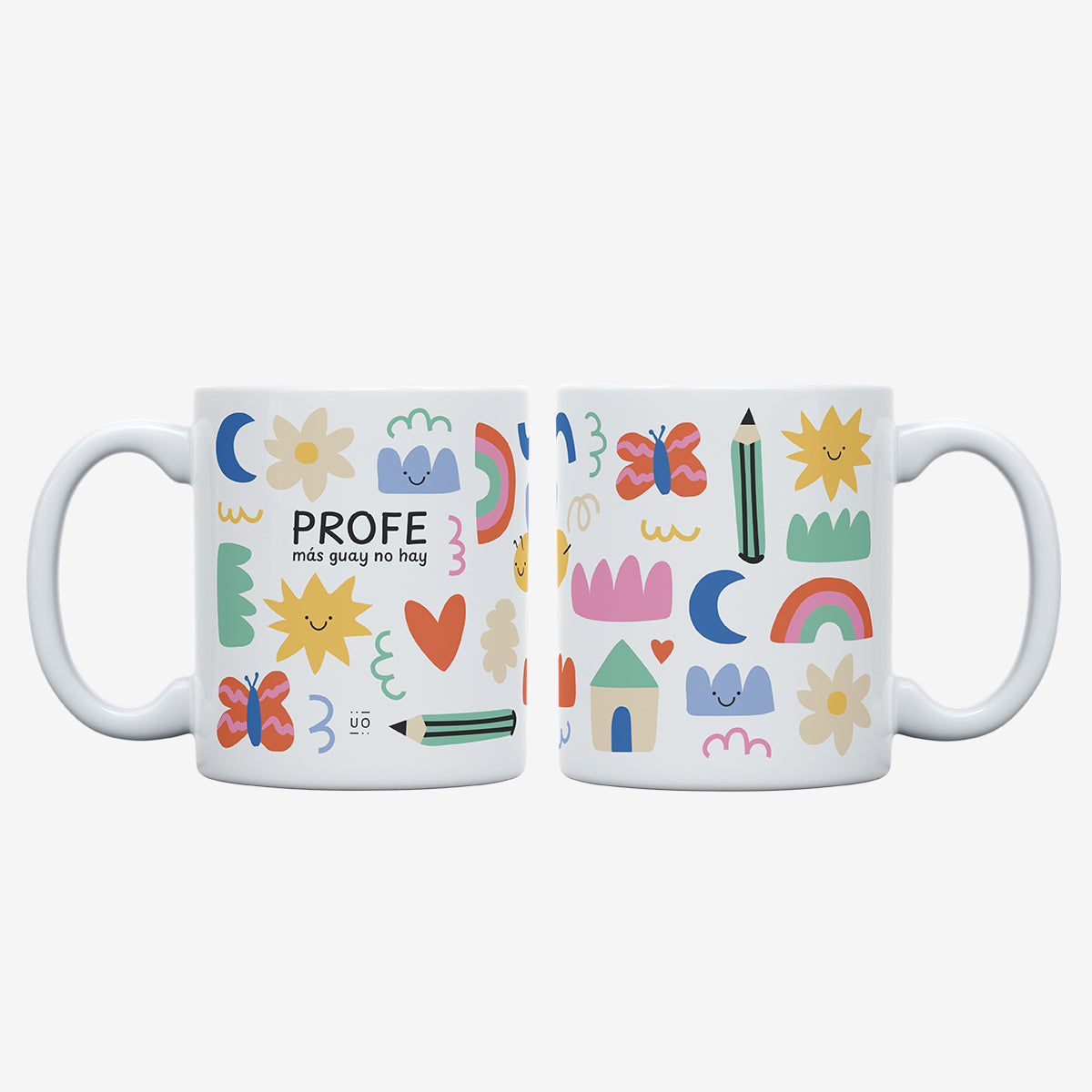 Kit Taza + Calcetines "Profe más guay no hay"