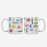 Kit Taza + Calcetines "Profe más guay no hay"