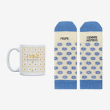 Kit Taza + Calcetines "Profe siempre inspiras"