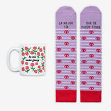 Kit Taza + Calcetines  "La mejor tía que se puede tener”