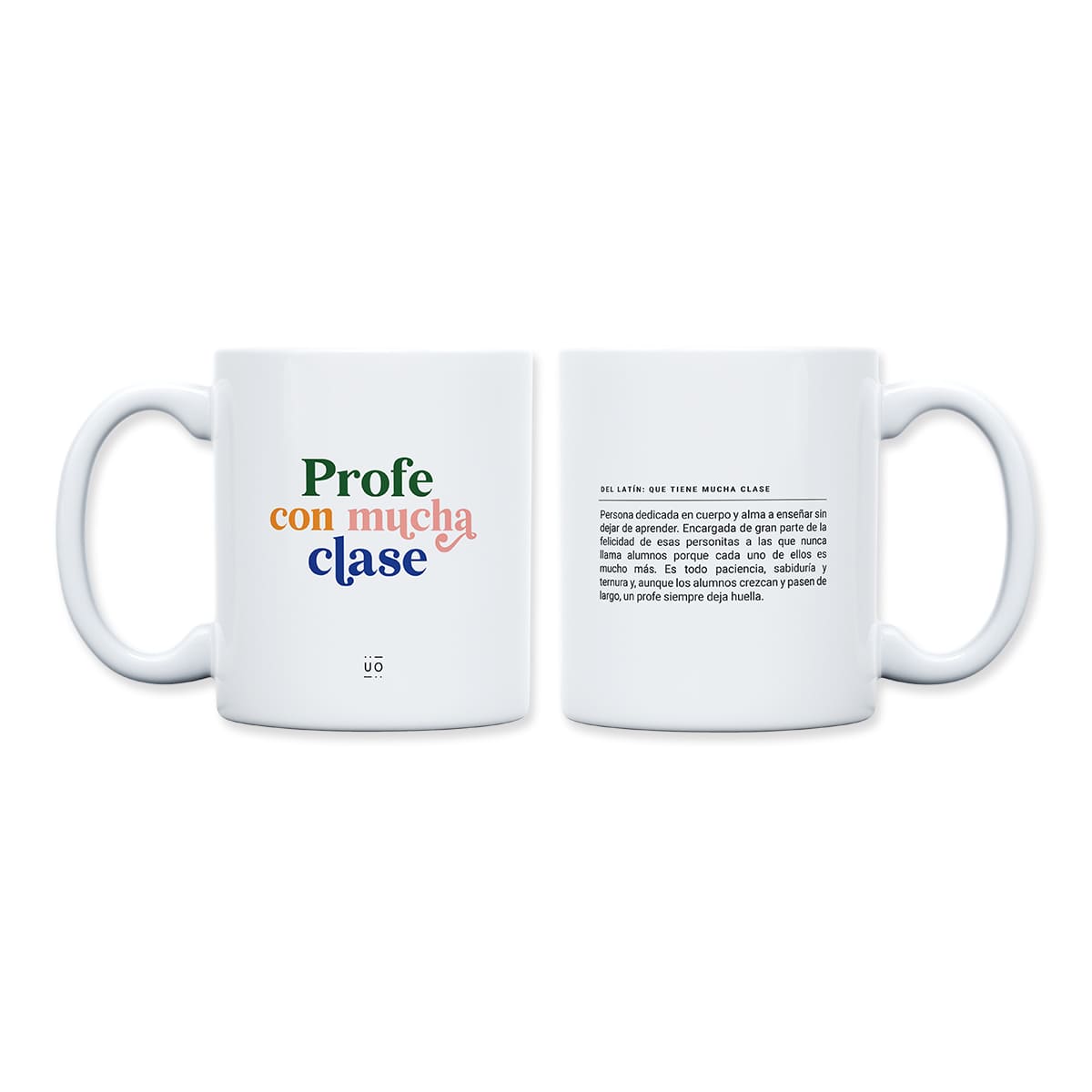 Taza"Profe con mucha clase"