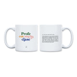 Taza"Profe con mucha clase"