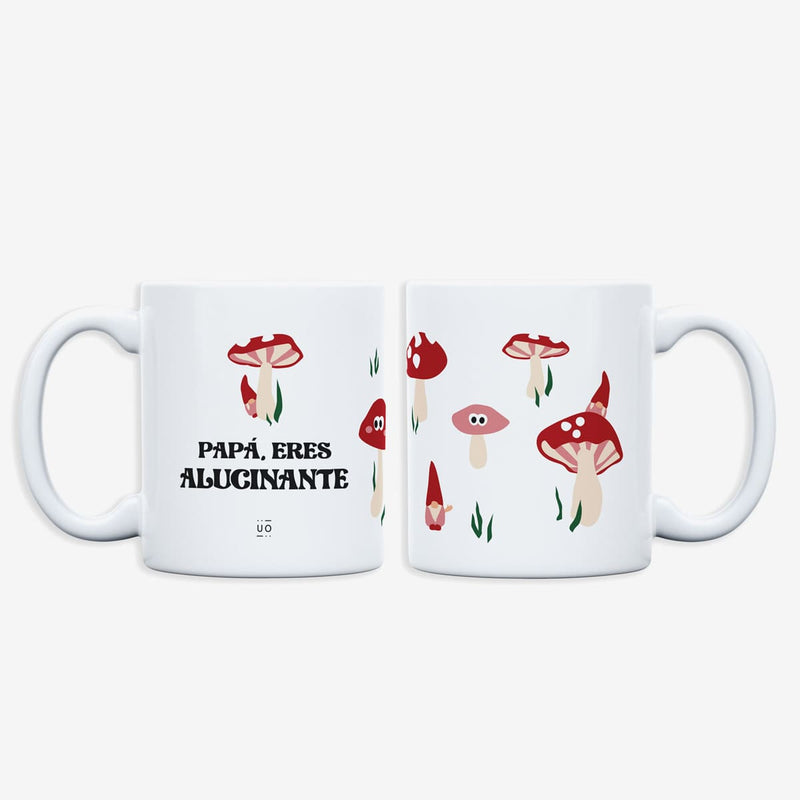 Taza "Papá, eres alucinante"