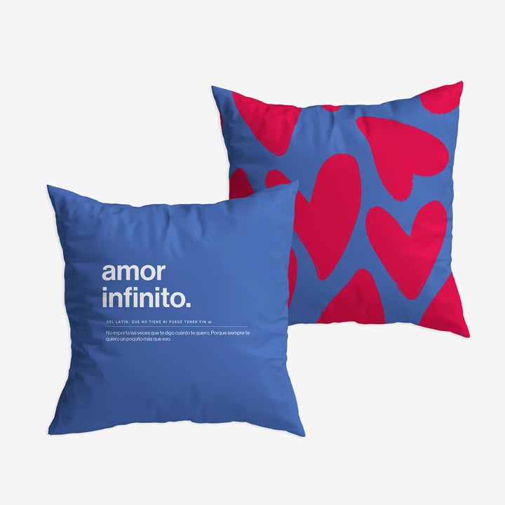 Funda de Cojín "Amor infinito" Definición